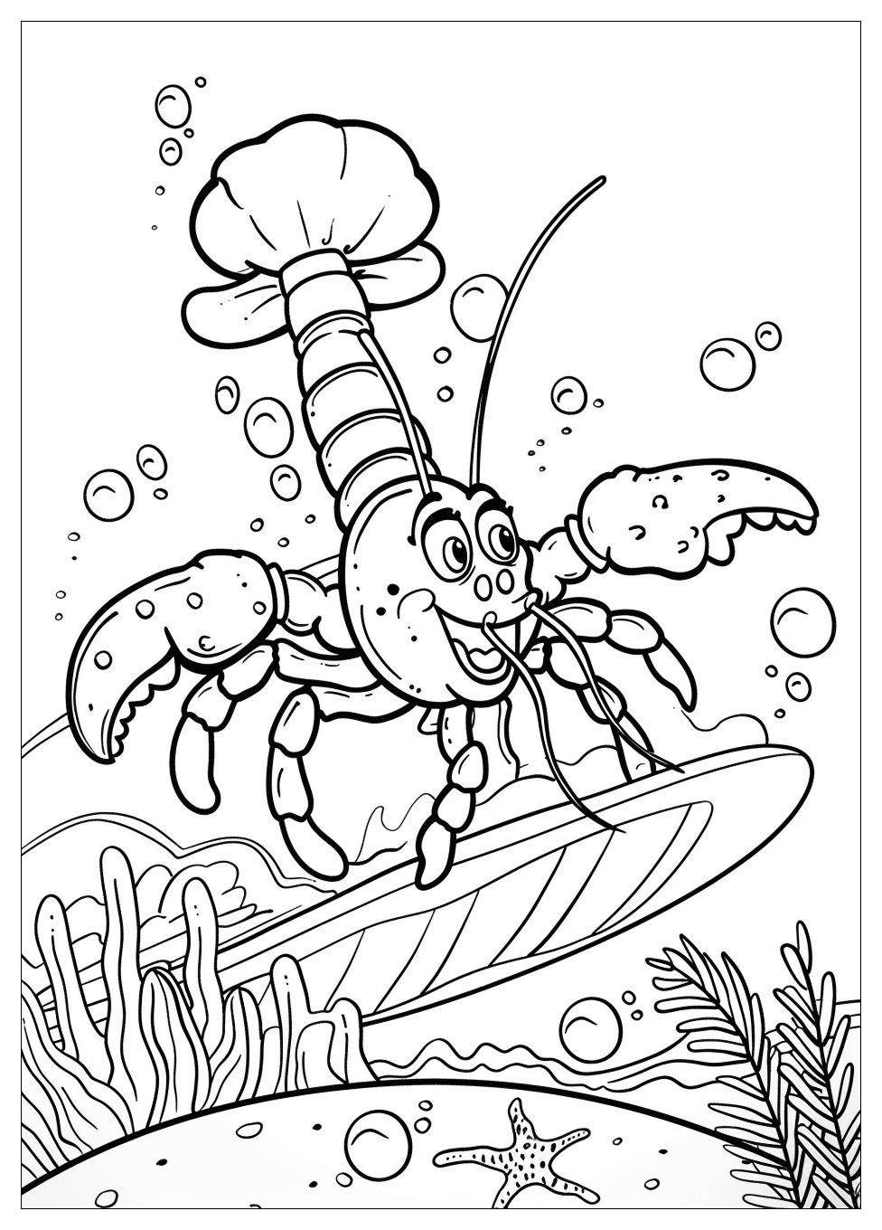 Lobster Coloring Pages-11