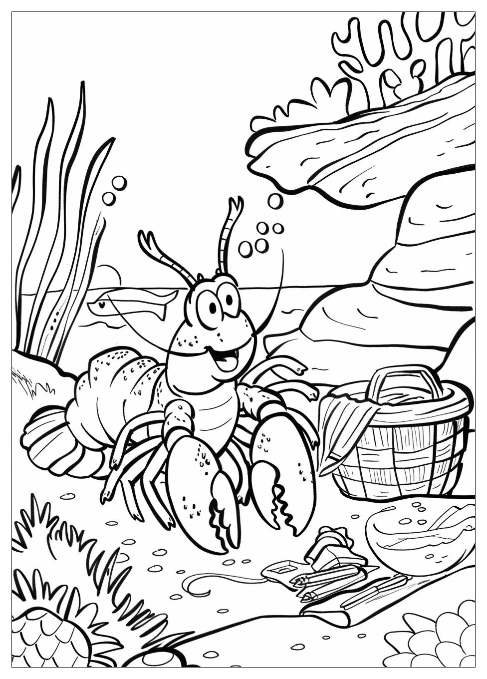 Lobster Coloring Pages-7