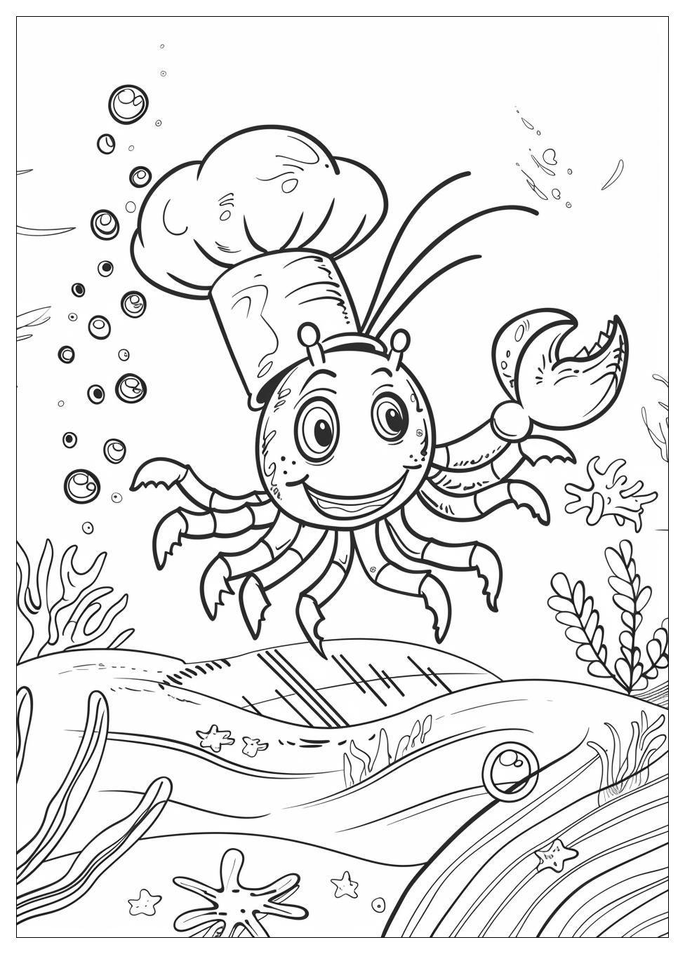 Lobster Coloring Pages-9