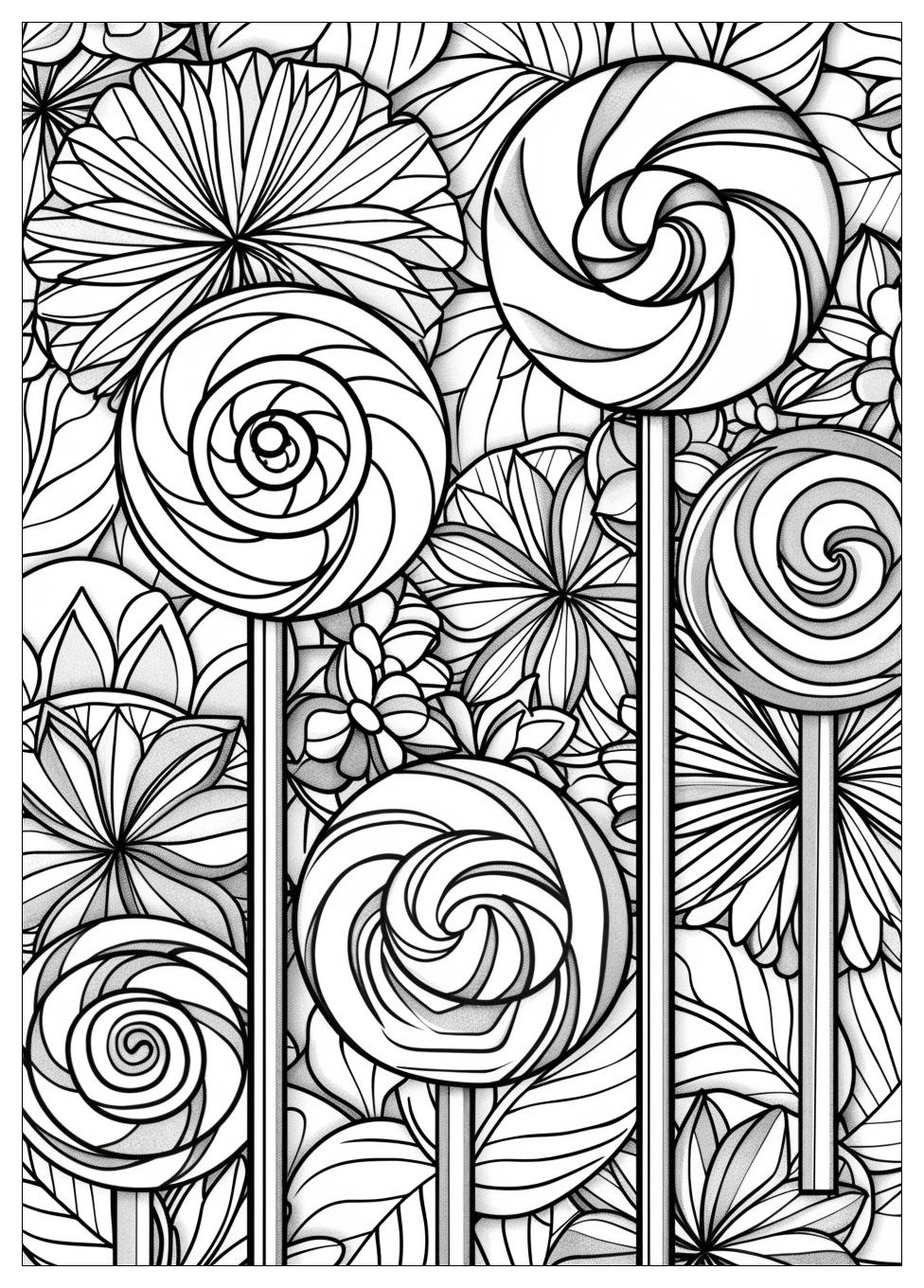 Lollipop Coloring Pages-16