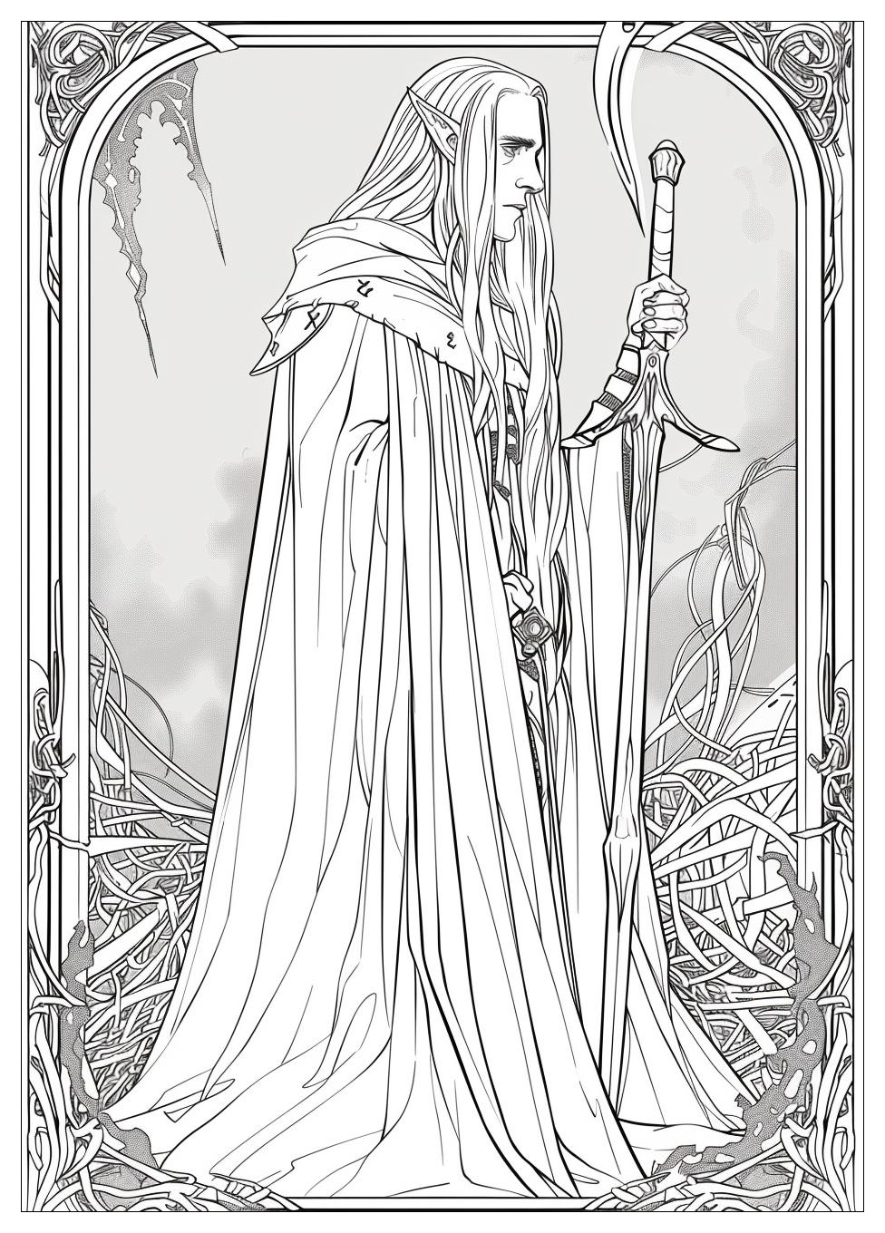 Lord Of The Rings Coloring Pages-1