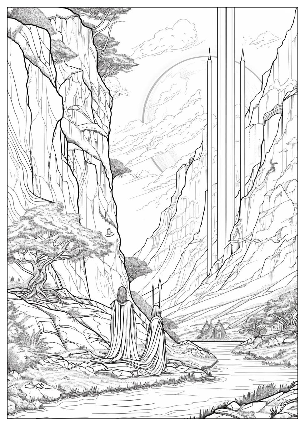 Lord Of The Rings Coloring Pages-11