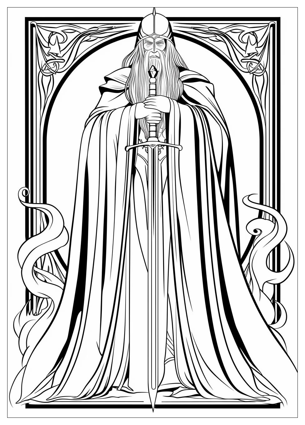 Lord Of The Rings Coloring Pages-12