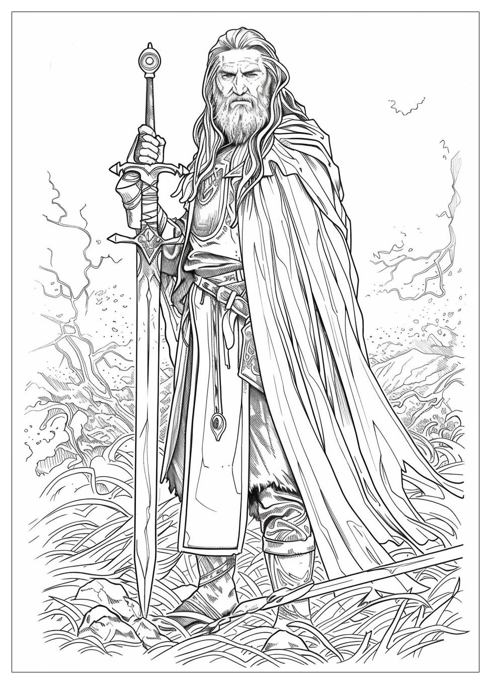 Lord Of The Rings Coloring Pages-18