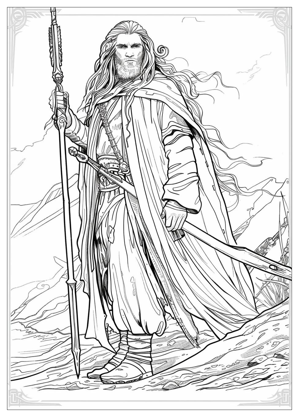 Lord Of The Rings Coloring Pages-2