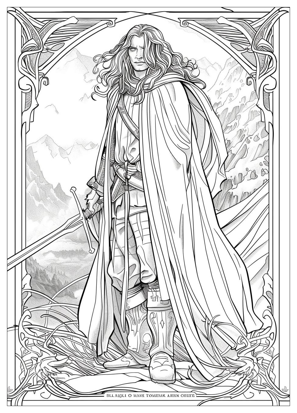 Lord Of The Rings Coloring Pages-3