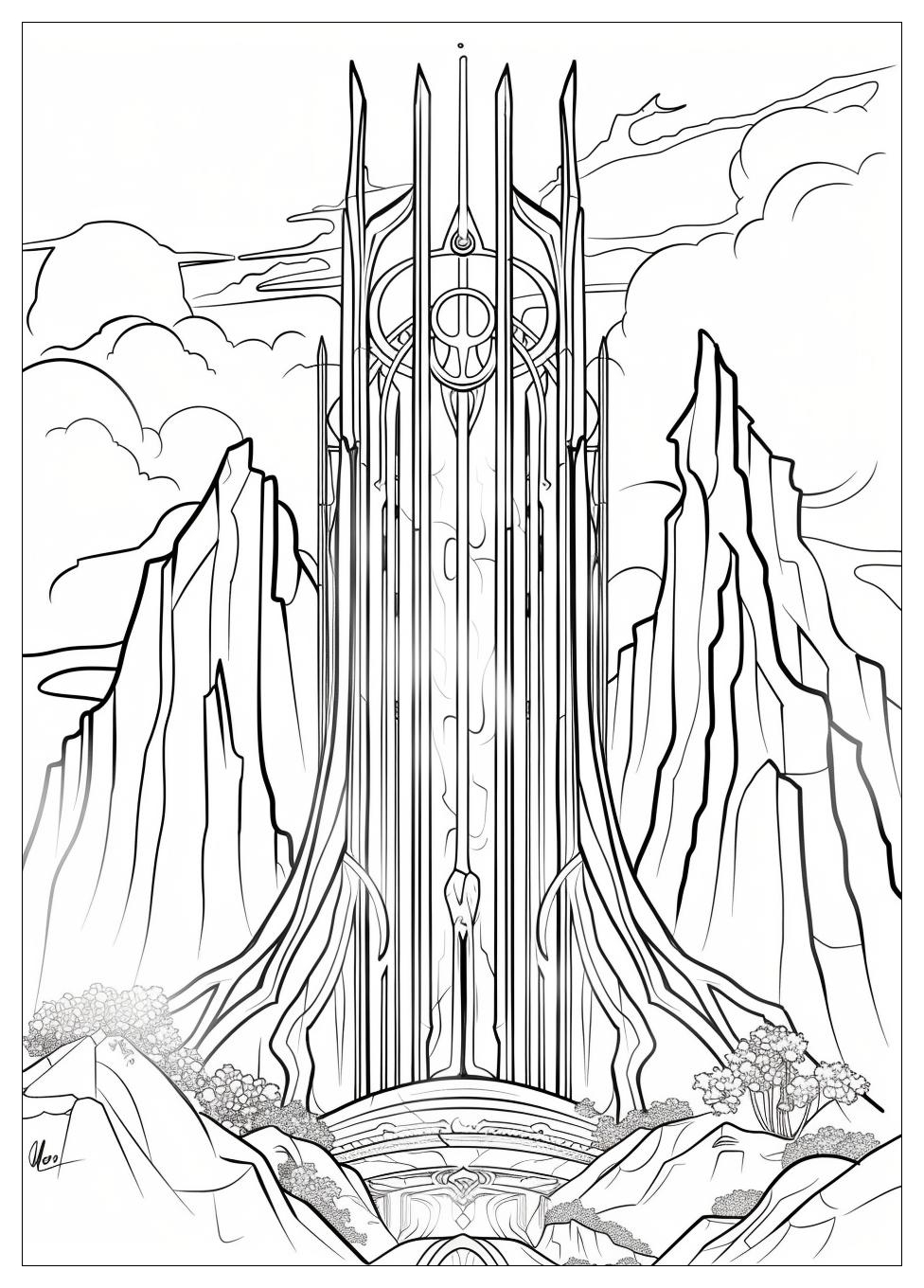 Lord Of The Rings Coloring Pages-4