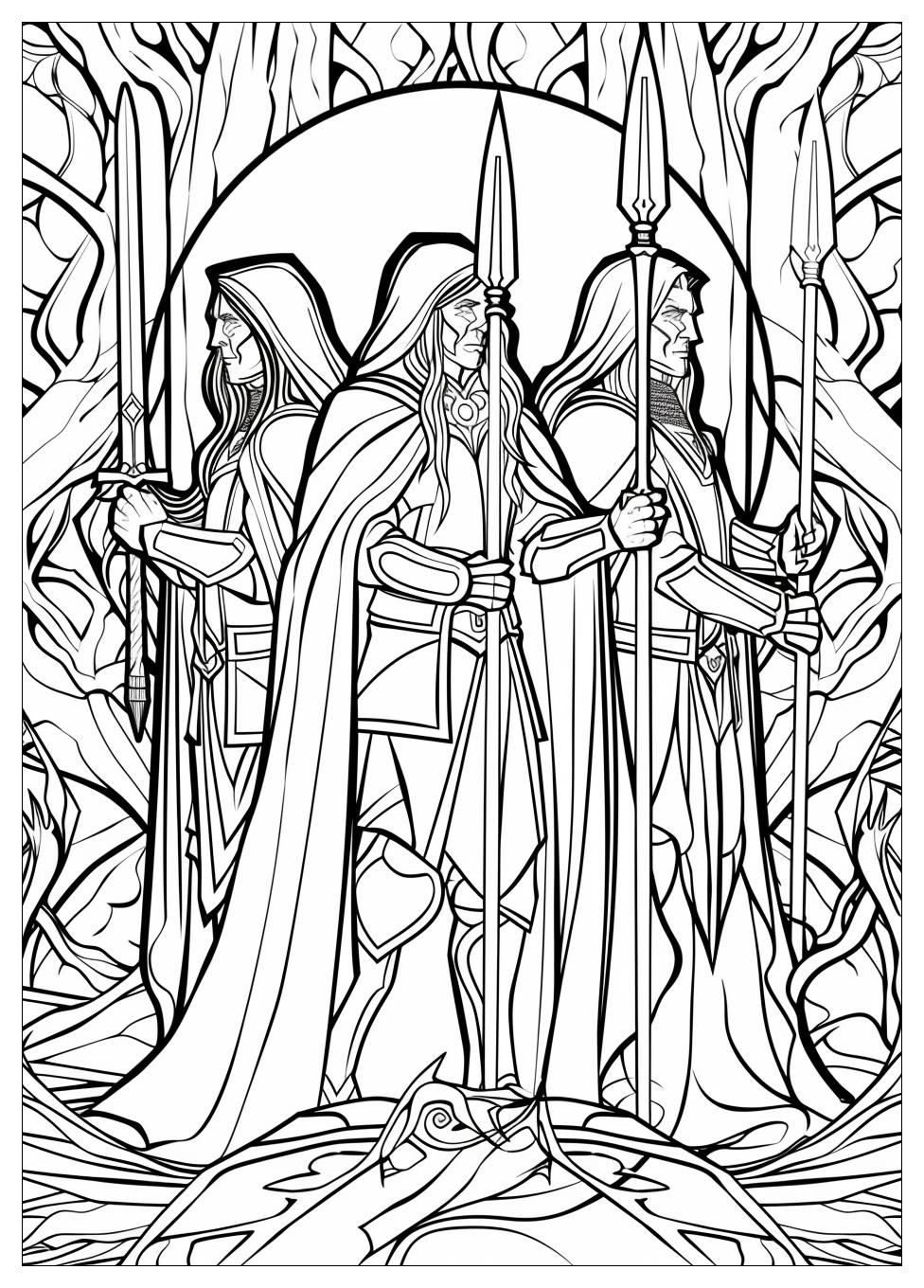 Lord Of The Rings Coloring Pages-6