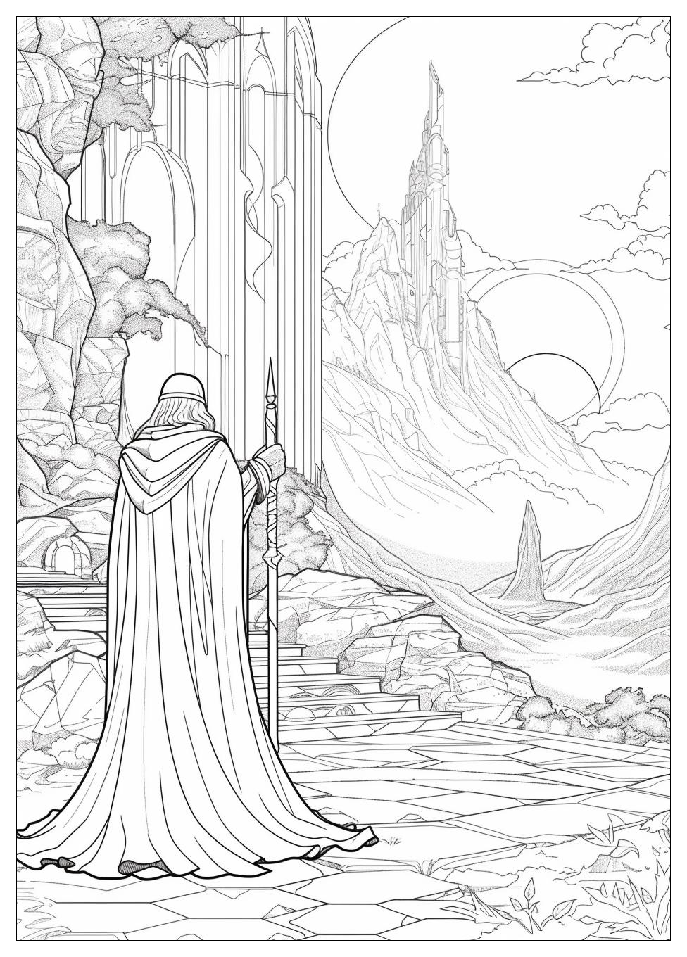 Lord Of The Rings Coloring Pages-7