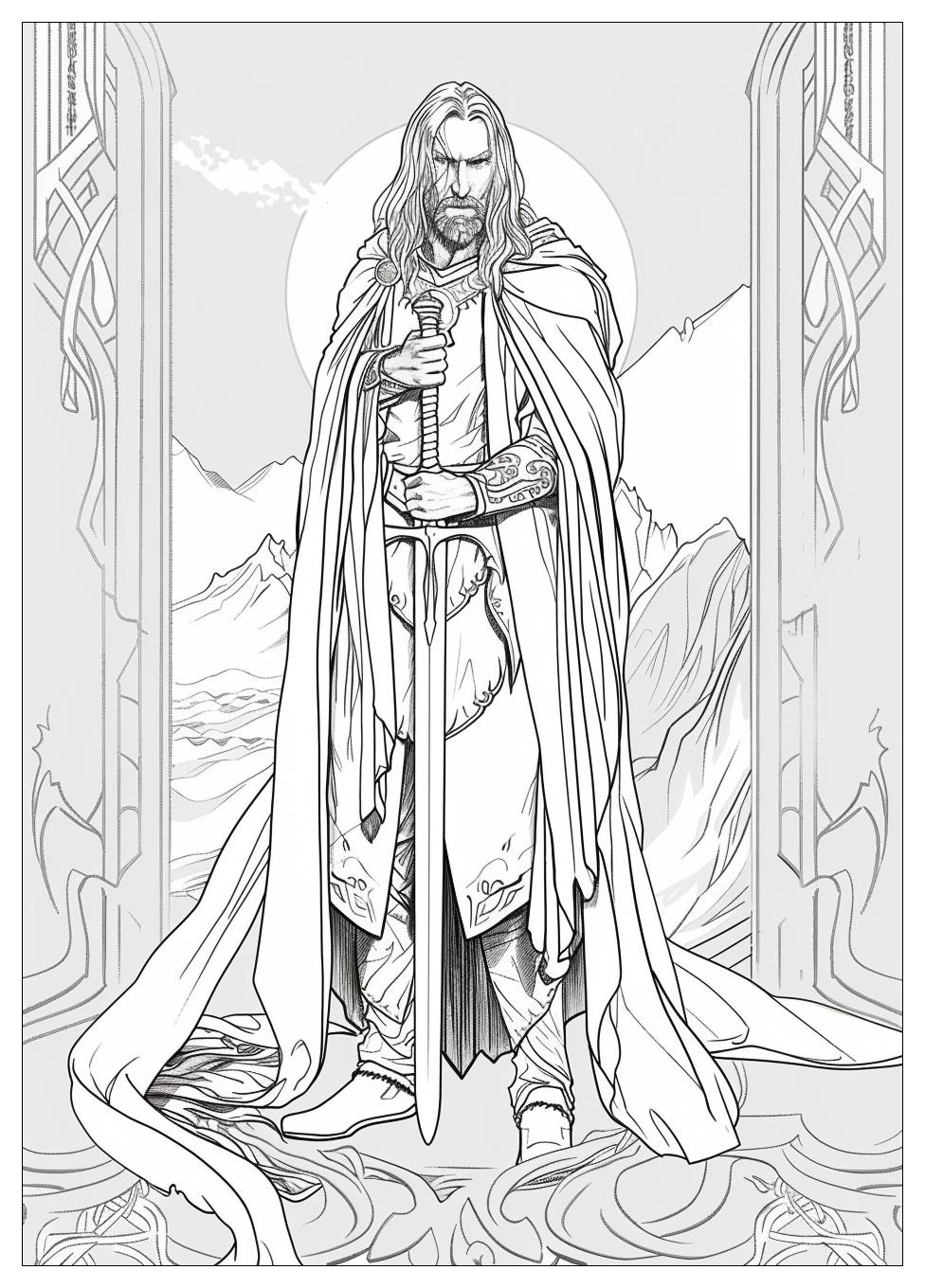 Lord Of The Rings Coloring Pages-9