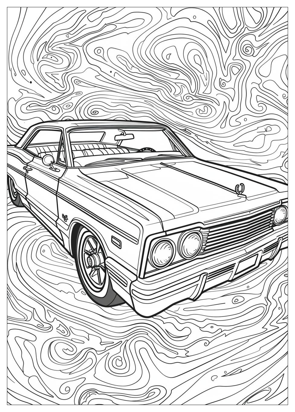 Lowrider Coloring Pages-15