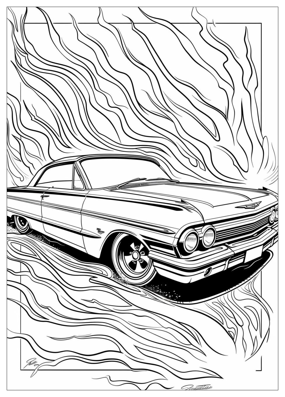 Lowrider Coloring Pages-18