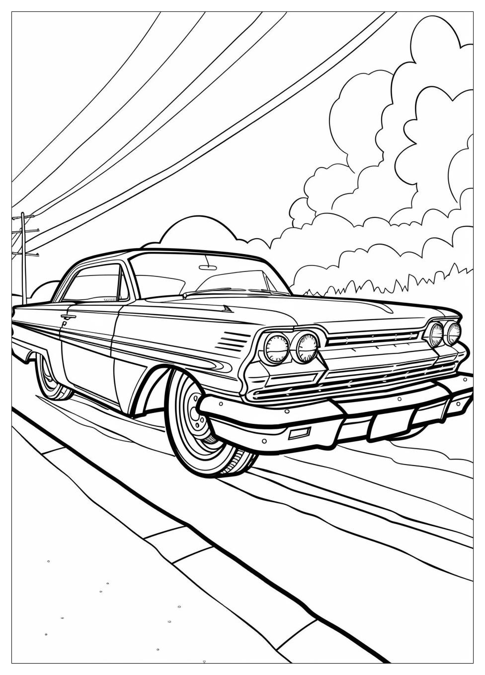 Lowrider Coloring Pages-4