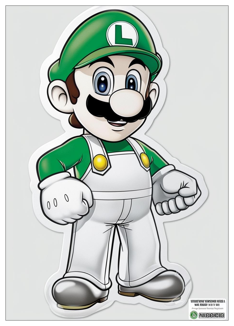 Luigi Coloring Pages-1