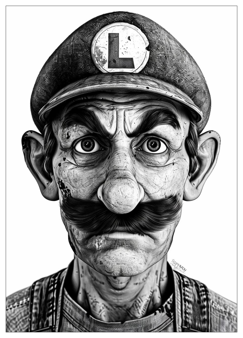 Luigi Coloring Pages-20