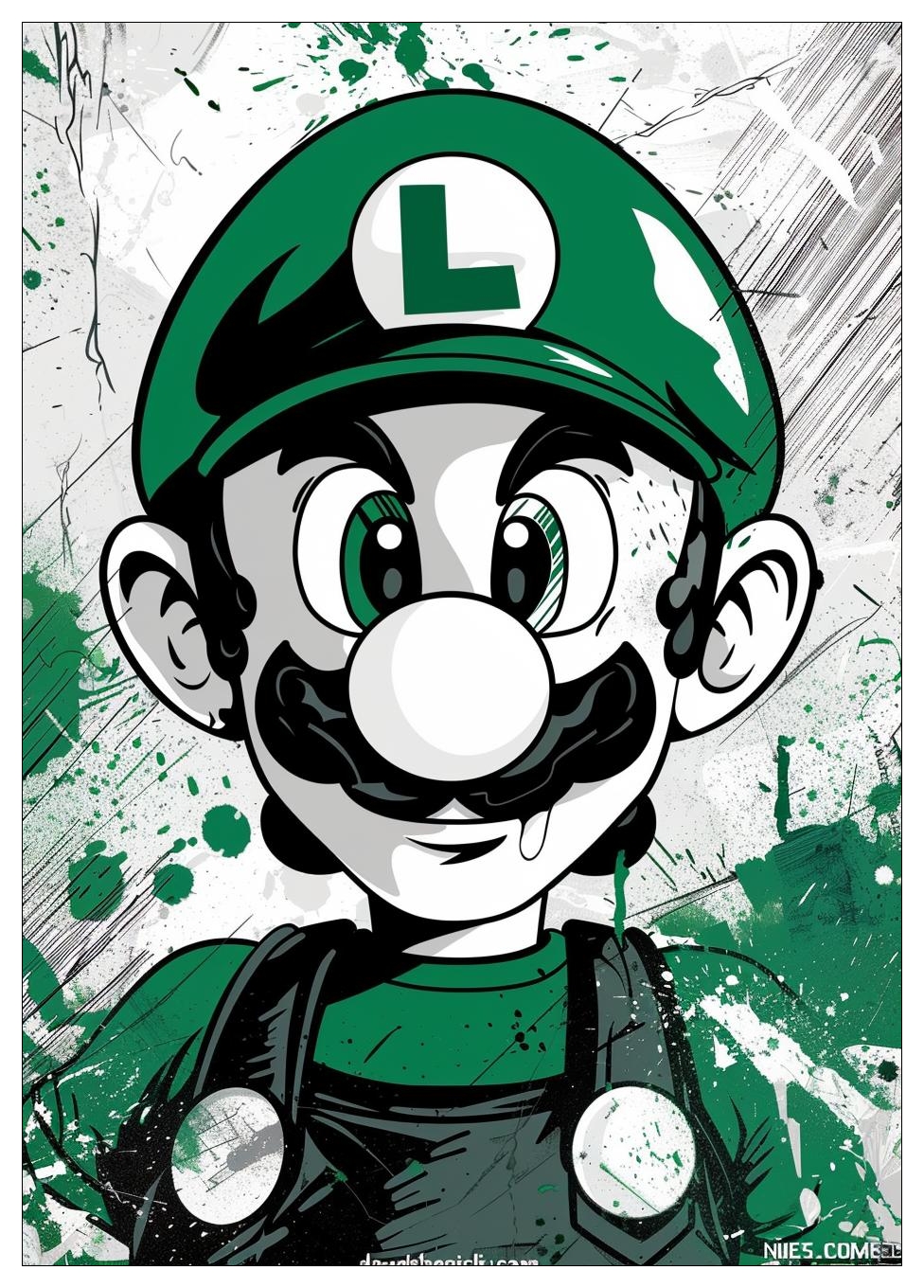 Luigi Coloring Pages-3