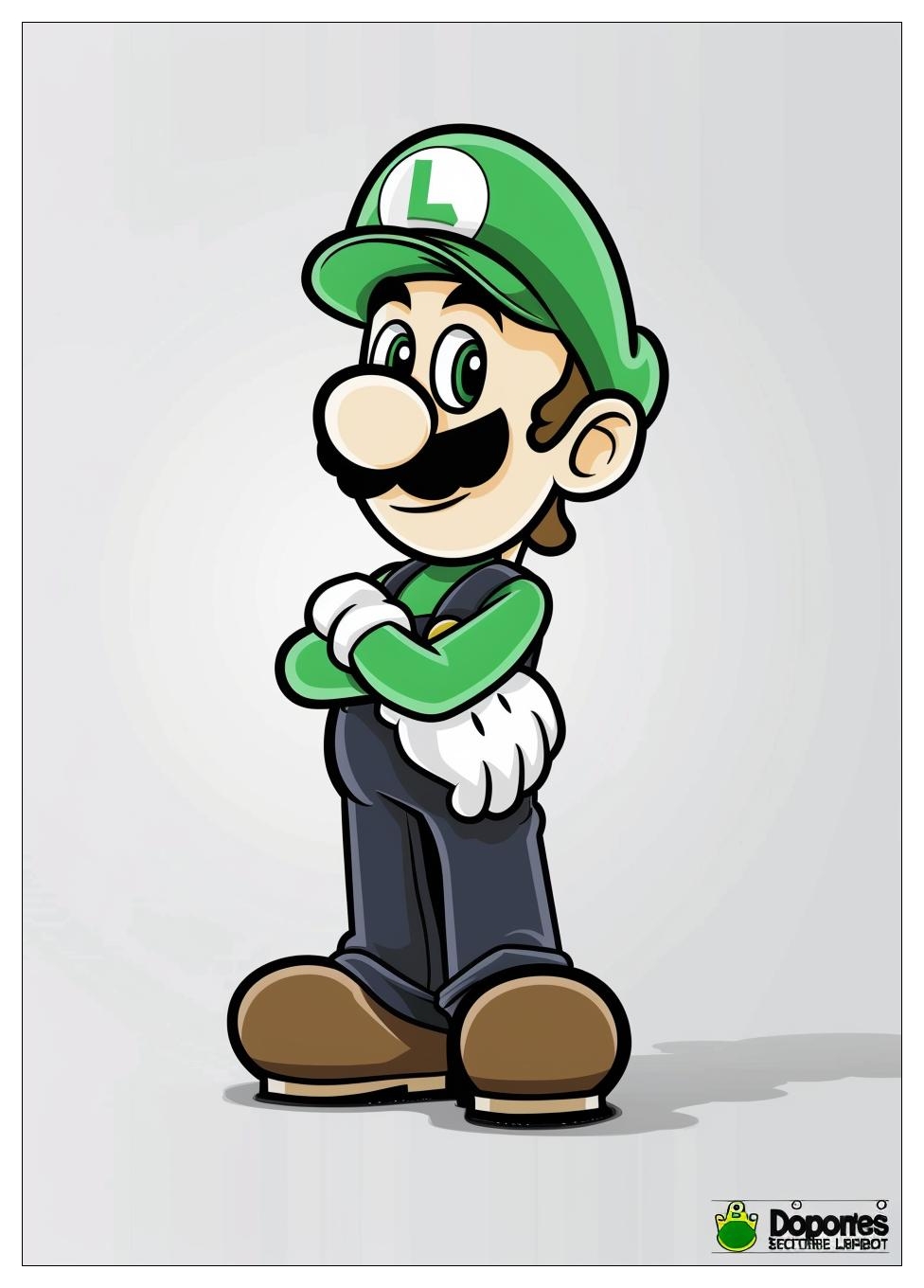 Luigi Coloring Pages-4