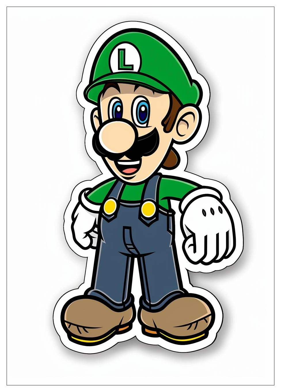 Luigi Coloring Pages-7