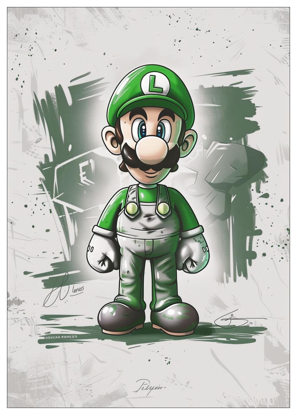 Luigi Coloring Pages-8