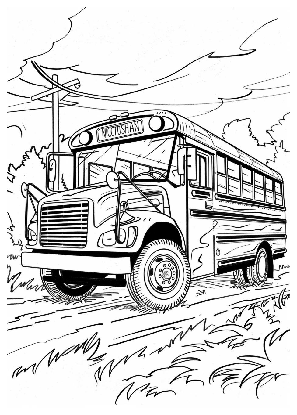 Magic School Bus Coloring Pages-1