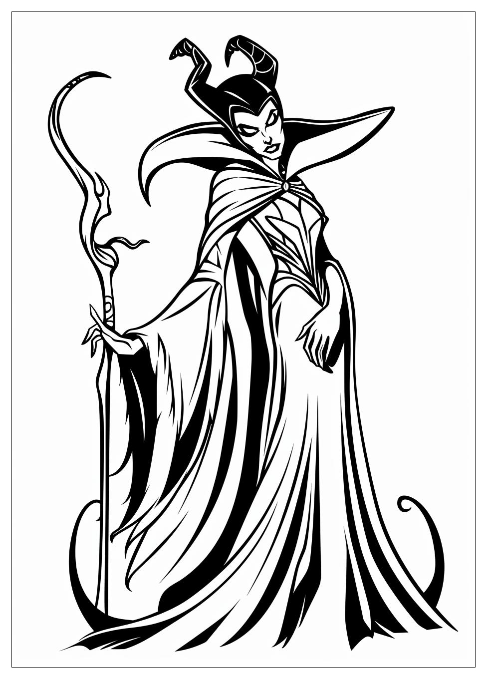 Maleficent Coloring Pages-1