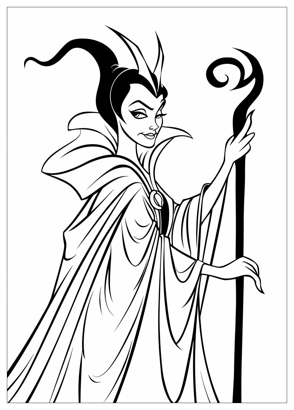 Maleficent Coloring Pages-12