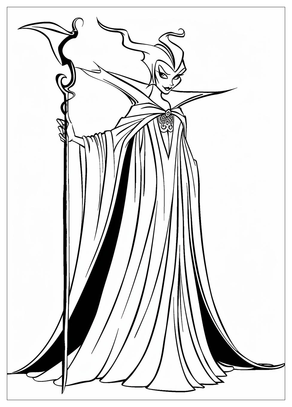 Maleficent Coloring Pages-5