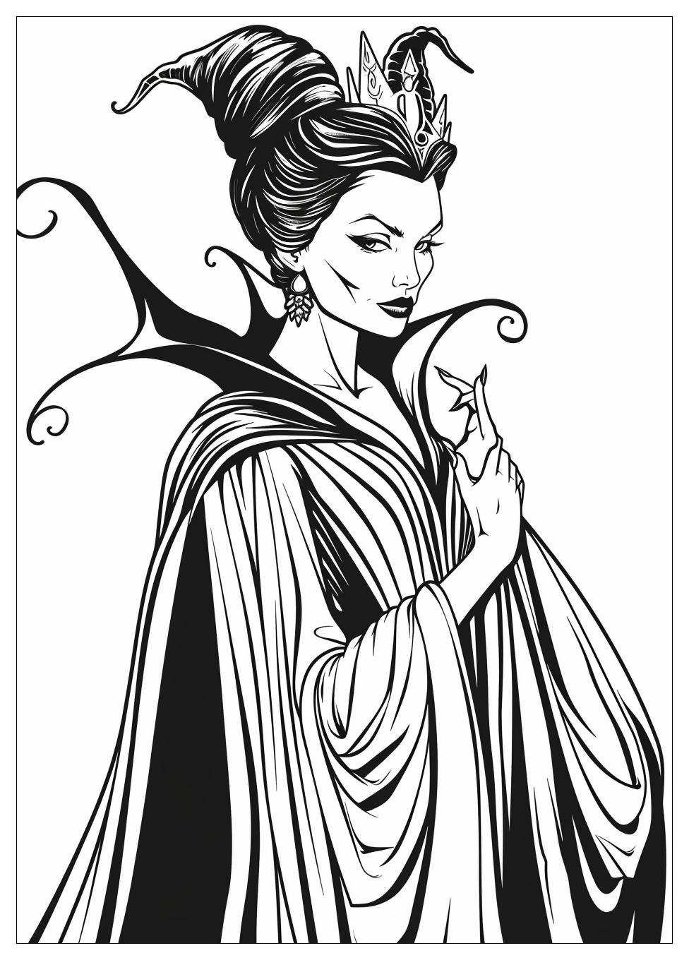 Maleficent Coloring Pages-6