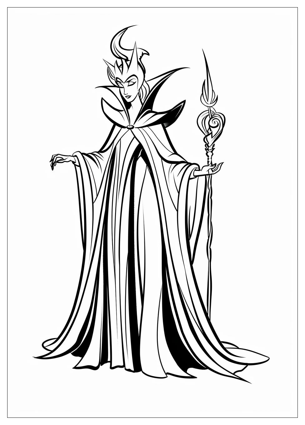 Maleficent Coloring Pages-7