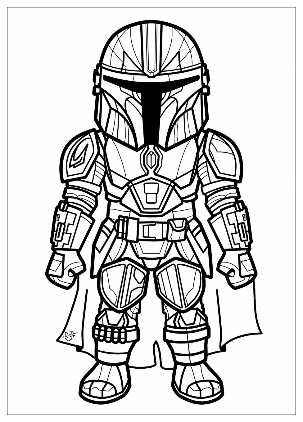 Mandalorian Coloring Pages-1