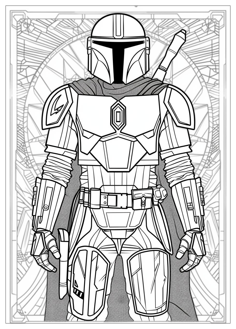 Mandalorian Coloring Pages-11