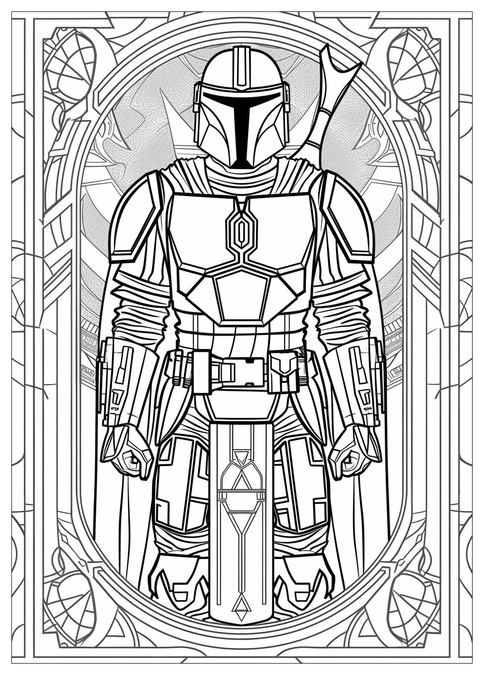 Mandalorian Coloring Pages-12