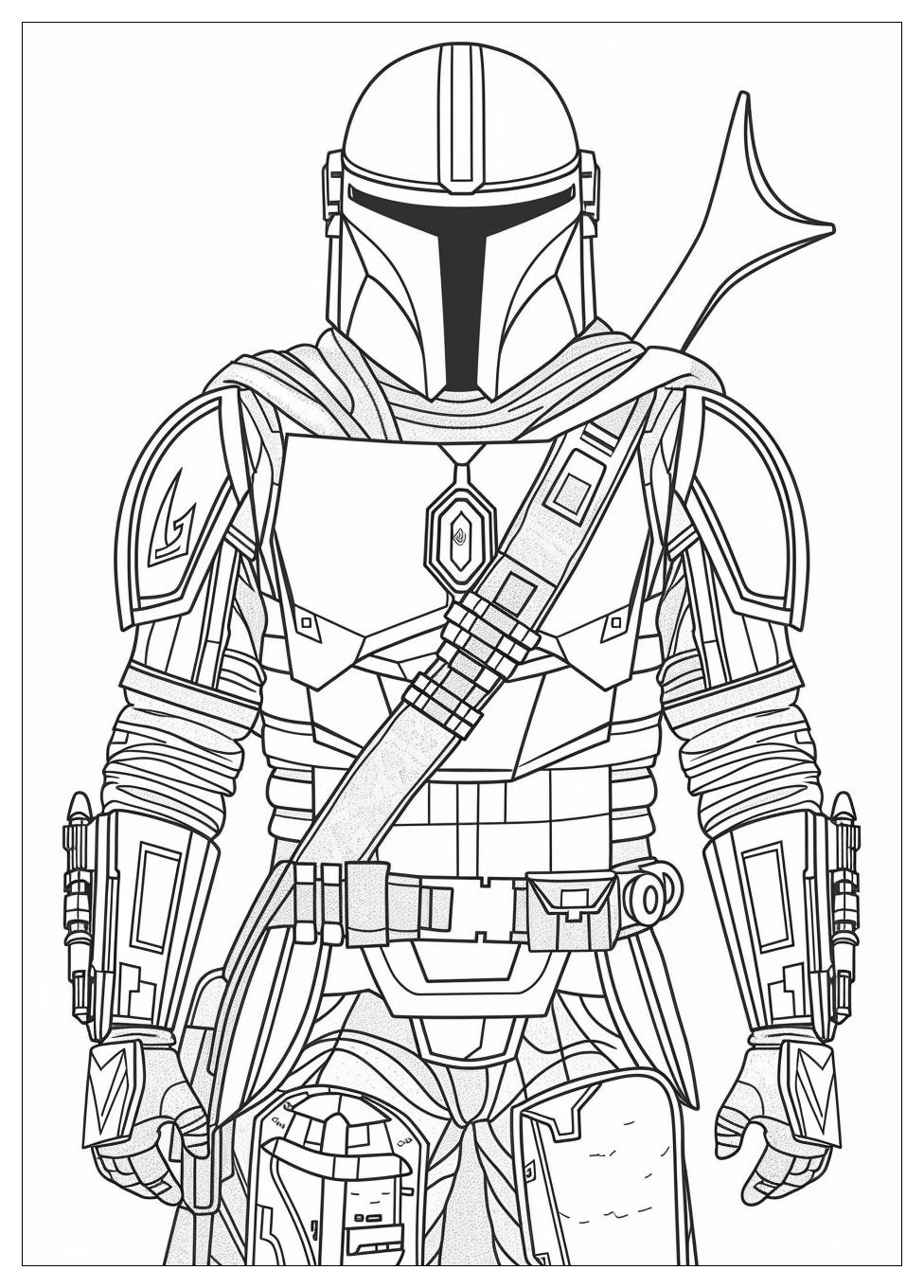 Mandalorian Coloring Pages-13