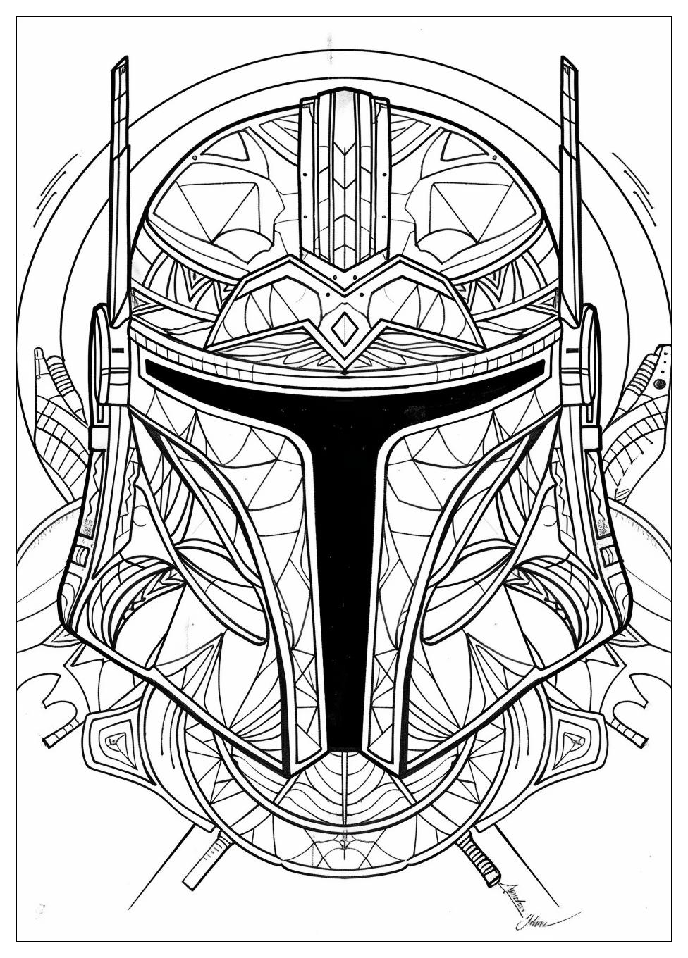 Mandalorian Coloring Pages-14