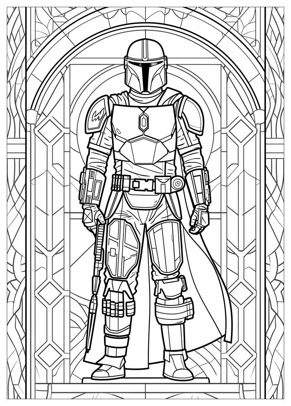 Mandalorian Coloring Pages-16