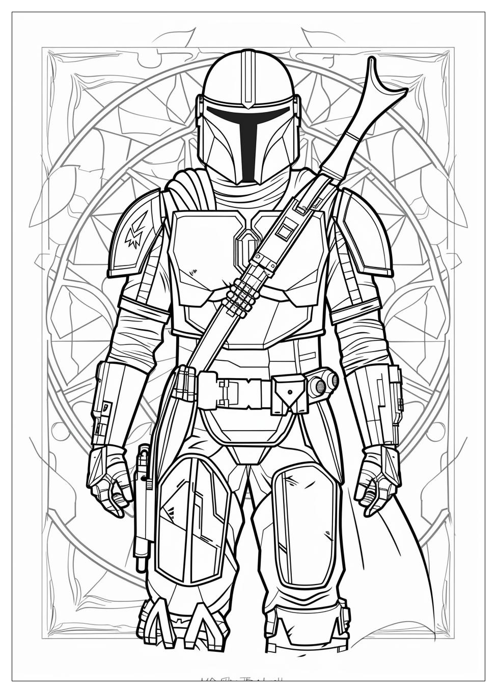 Mandalorian Coloring Pages-17