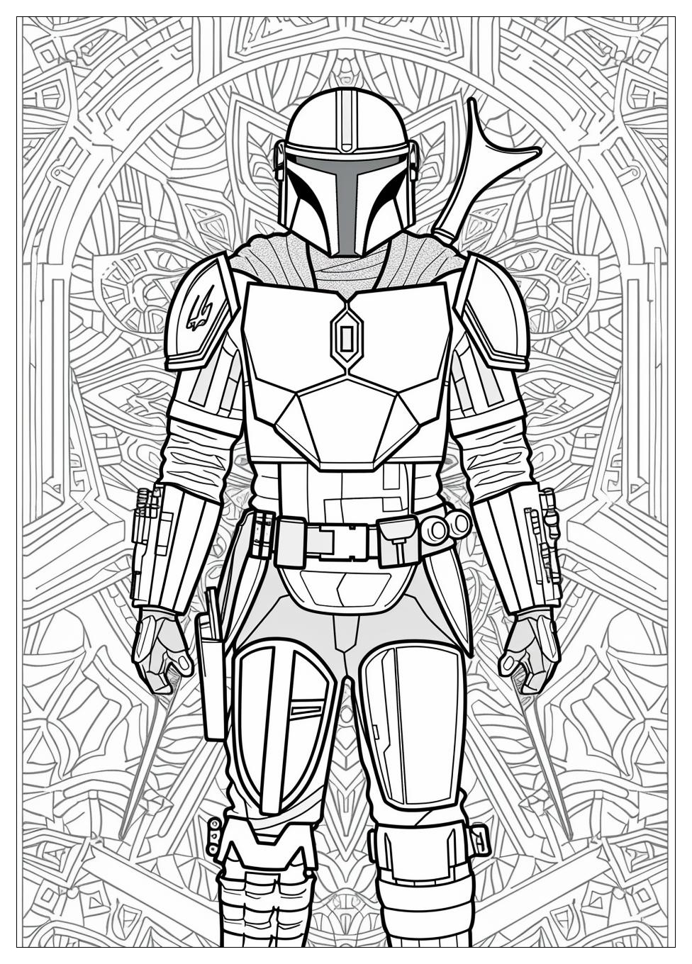 Mandalorian Coloring Pages-18