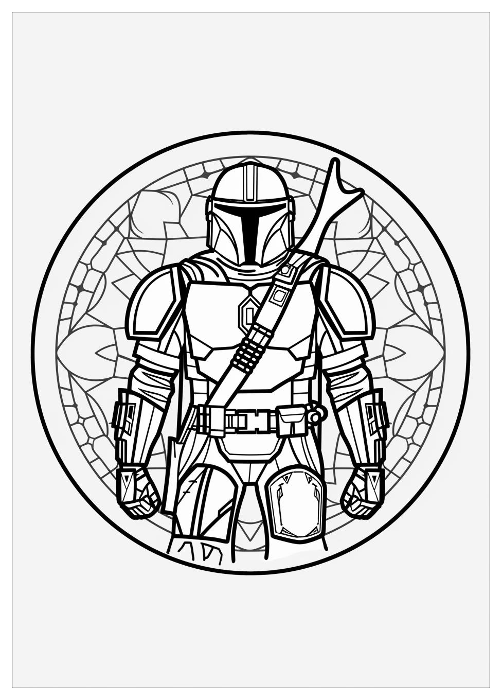 Mandalorian Coloring Pages-3