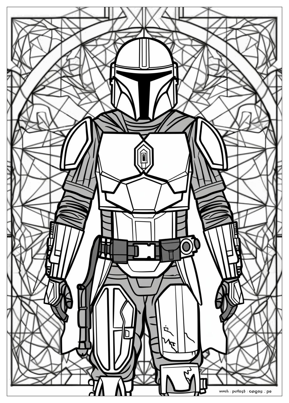 Mandalorian Coloring Pages-4