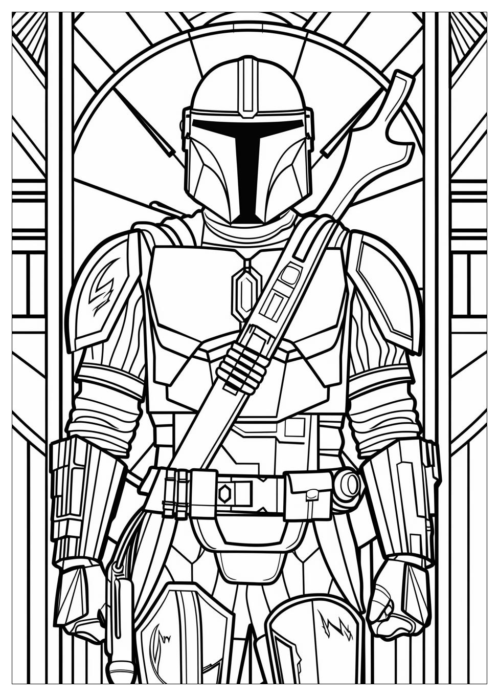 Mandalorian Coloring Pages-6