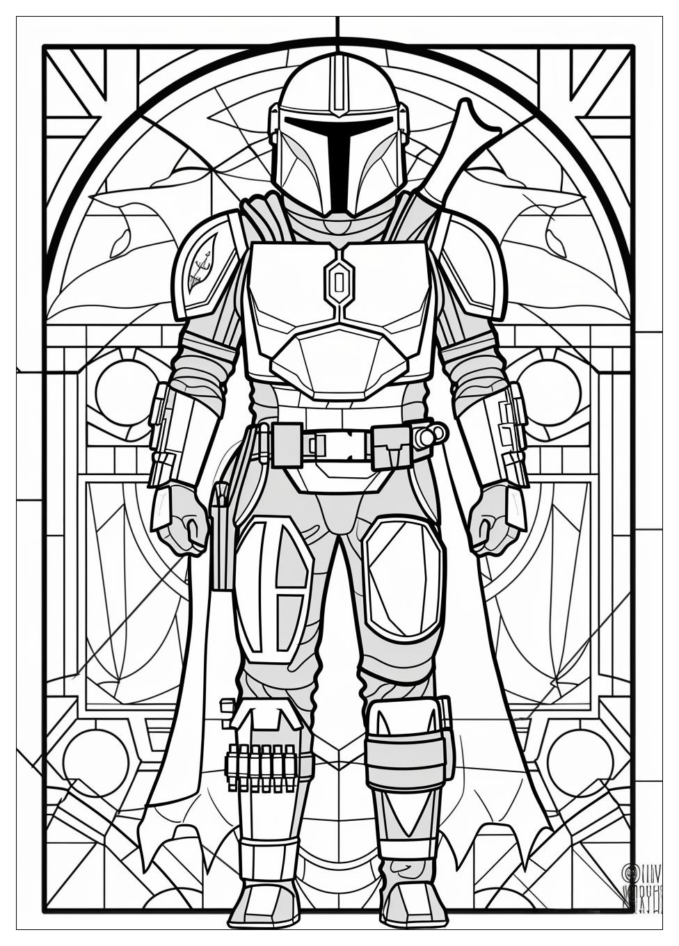 Mandalorian Coloring Pages-7