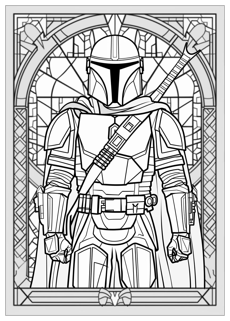 Mandalorian Coloring Pages-8