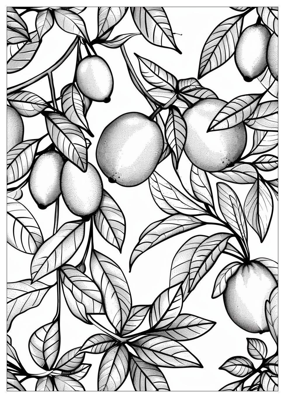 Mango Coloring Pages-18