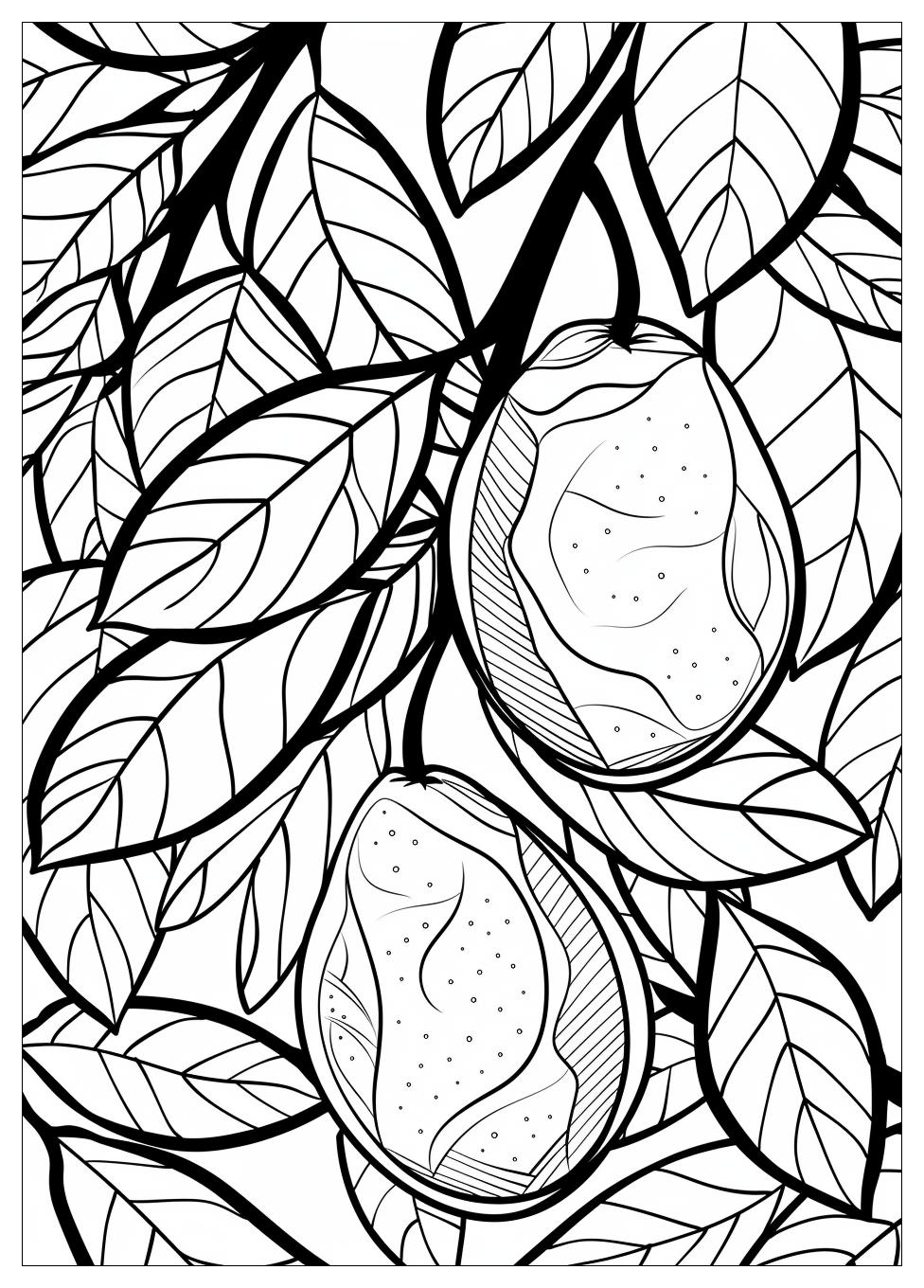 Mango Coloring Pages-3