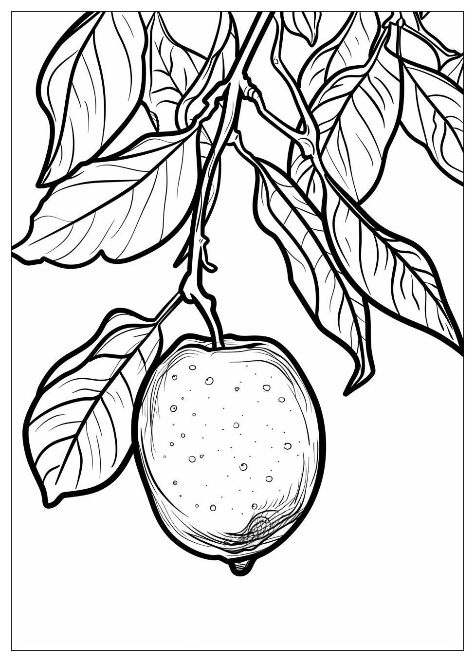 Mango Coloring Pages-8