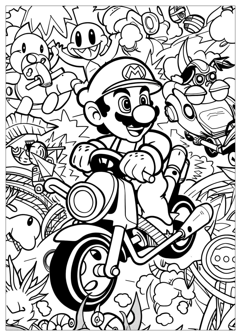 Mario Kart Coloring Pages-10