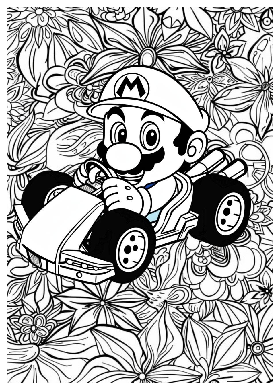 Mario Kart Coloring Pages-14