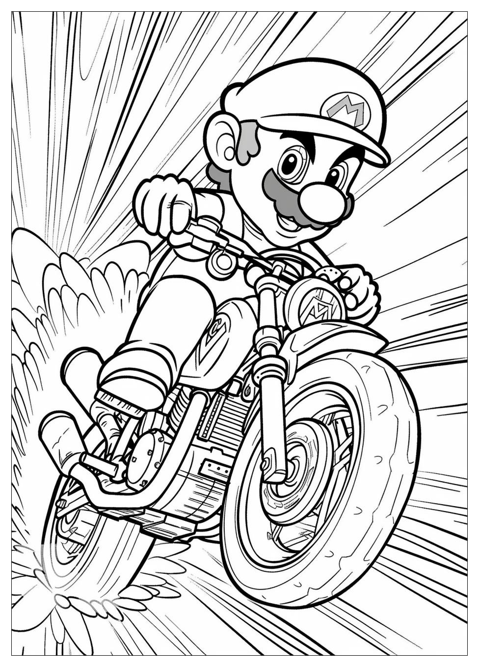 Mario Kart Coloring Pages-17