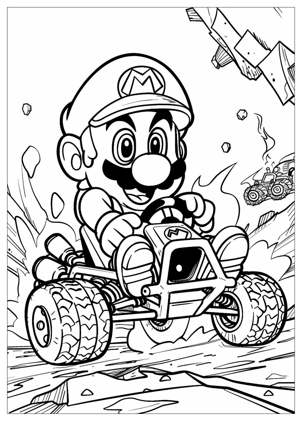 Mario Kart Coloring Pages-19