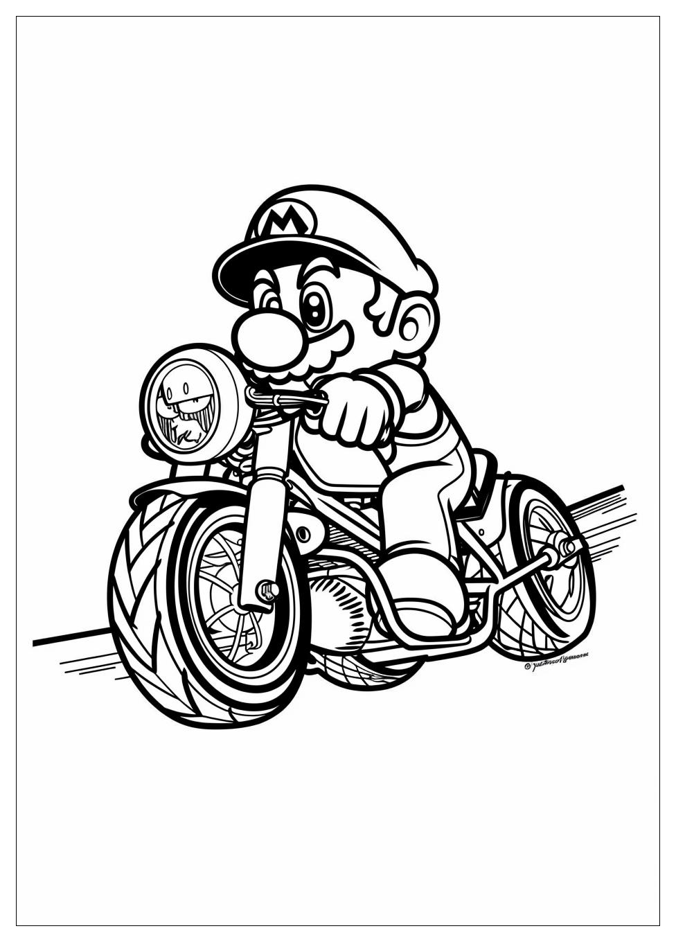 Mario Kart Coloring Pages-4